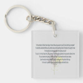 聖なる書物、 経典、詩篇11、 キーホルダー