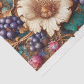 聖なる書物、 経典（詩篇18 v 1-2）フローラ鳥の切り離し 薄葉紙 (詳細)