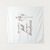 聖なる書物、 経典、詩篇33やさしさ タペストリー (正面)