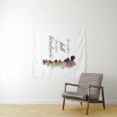 聖なる書物、 経典、詩篇33、白とピンクのバラ タペストリー (インサイチュ(横))