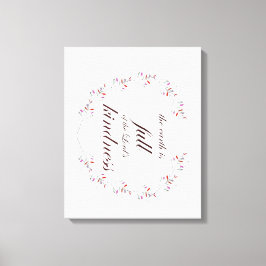 聖なる書物、 経典、詩篇33、親切 キャンバスプリント