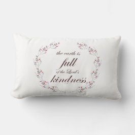 聖なる書物、 経典、詩篇33、親切 ランバークッション