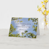 聖なる書物、 経典、黙示録1:7、 カード (黄色い花)