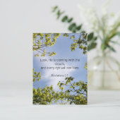 聖なる書物、 経典、黙示録1:7、 ポストカード (スタンド正面)