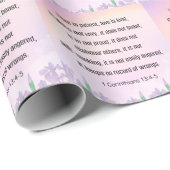 聖なる書物、 経典、1コリント13 4-5、 ラッピングペーパー (ロールコーナー)