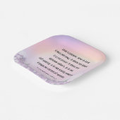 聖なる書物、 経典、1コリント13 4-6、愛、 ペーパープレート (傾斜あり)