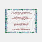 聖なる書物、 経典, Psalm 11, Bible Verse,フリースブランケット フリースブランケット (正面(横))