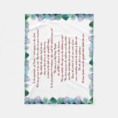 聖なる書物、 経典, Psalm 11, Bible Verse,フリースブランケット フリースブランケット (正面)