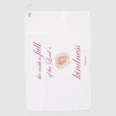 聖なる書物、 経典, Psalm 33，フルフレンドリーホワイトローズ ゴルフタオル (正面)