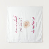 聖なる書物、 経典, Psalm 33，フルフレンドリーホワイトローズ タペストリー (正面)