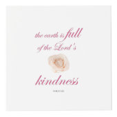 聖なる書物、 経典, Psalm 33，フルフレンドリーホワイトローズ フォトキューブ (正面)