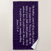 聖なる書物、経典BeachTowel ビーチタオル (正面)