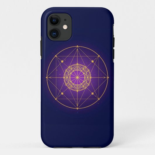 聖なる曼荼羅 - 神秘の幾何学 Case-Mate iPhoneケース (裏面)