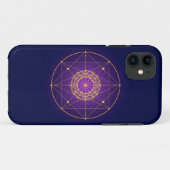 聖なる曼荼羅 - 神秘の幾何学 Case-Mate iPhoneケース (裏面(横))
