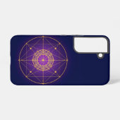 聖なる曼荼羅 - 神秘の幾何学 SAMSUNG GALAXYケース (裏面横)