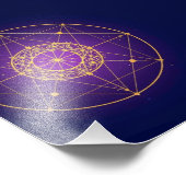 聖なる曼荼羅 - 神秘幾何学 フォトプリント            (角)