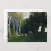 聖なる木立， 1886 ポストカード (正面/裏面)