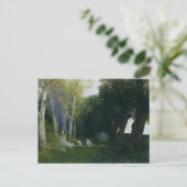 聖なる木立， 1886 ポストカード (スタンド正面)