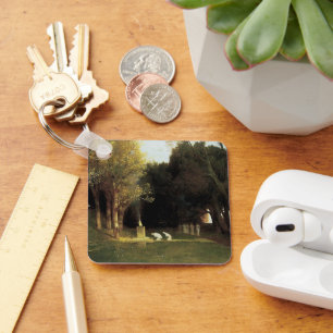 聖なる木byアーノルド・ボックリンヴィンテージ・アート キーホルダー