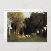 聖なる木byアーノルド・ボックリンヴィンテージ・アート ポストカード (正面/裏面)