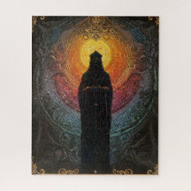 聖なる未知の電気と神秘的な姿