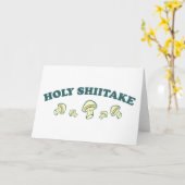 聖なる椎茸 カード (黄色い花)