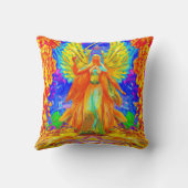 聖なる母の天使を守るエデンのポスターTシャツ クッション (裏面)