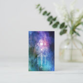 *~*聖なる水彩シャーマンアステカの原始部族 名刺 (スタンド正面)