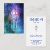 *~*聖なる水彩シャーマンアステカの原始部族 名刺 (正面/裏面)