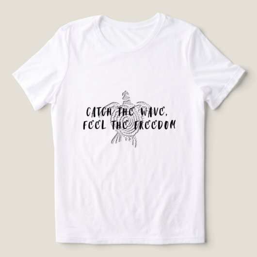聖なる海亀 トライブレンドＴシャツ (デザイン正面)