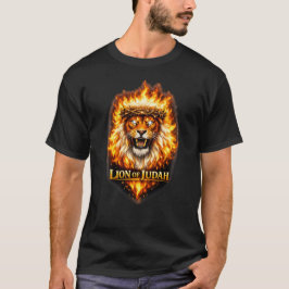 聖なる炎 - ユダのライオン Tシャツ