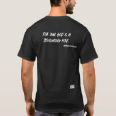 聖なる炎 - ユダのライオン Tシャツ (裏面)