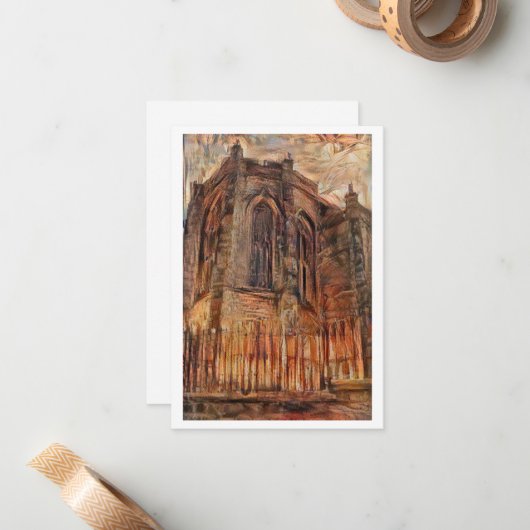 聖なる無礼の教会 ノートカード (正面/裏面インサイチュ)