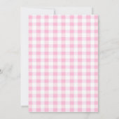 聖なる牛の女の子の5歳の誕生日招待状 招待状 (裏面)