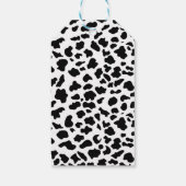 聖なる牛の戯画I'm One女性のカーボーイ1歳の誕生日 ギフトタグ (裏面)