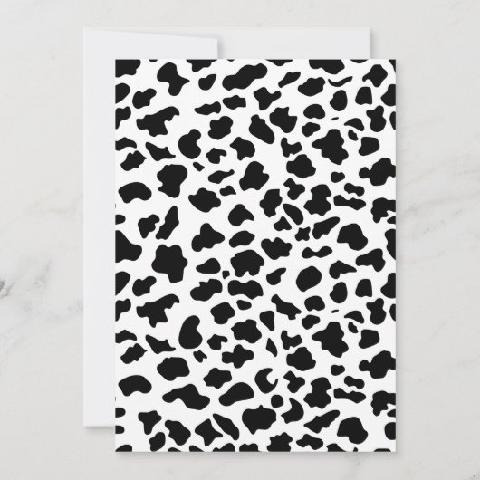 聖なる牛の戯画I'm One女性のカーボーイ1歳の誕生日 サンキューカード (裏面)