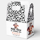 聖なる牛の戯画I'm One女性のカーボーイ1歳の誕生日 フェイバーボックス (オープン)