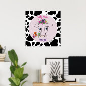 聖なる牛の私は1だ ポスター (ホームオフィス)