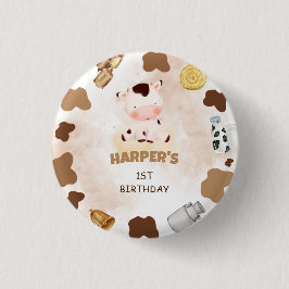 聖なる牛の誕生日パーティー 缶バッジ