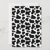 聖なる牛の2歳の誕生日 招待状 (裏面)