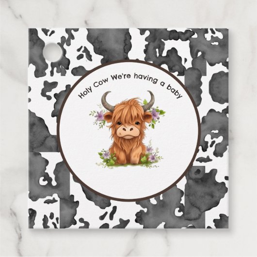 聖なる牛を持っているベビー フェイバータグ (正面)