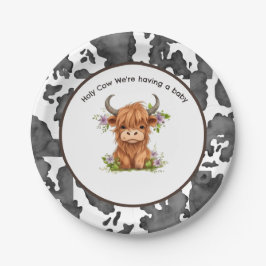 聖なる牛を持っているベビー ペーパープレート