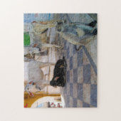 聖なる牛インド。 ジグソーパズル (縦)