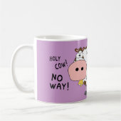 聖なる牛! – これは、あなたの"任意の年齢"の誕生日である コーヒーマグカップ (左)