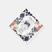 聖なる牛、それは女の子の赤ちゃんシャワー歓迎 スタンダードカクテルナプキン (角)