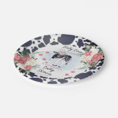 聖なる牛、それは女の子の赤ちゃんシャワー歓迎 ペーパープレート (アングル)