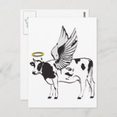聖なる牛 ポストカード (正面/裏面)