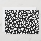 聖なる牛i'm One Cow Girl 1st Birthday サンキューカード (裏面)