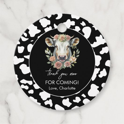 聖なる牛i'm One Cow Girl 1st Birthday フェイバータグ (正面)