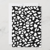 聖なる牛i'm One Cow Girl 1st Birthday 招待状 (裏面)